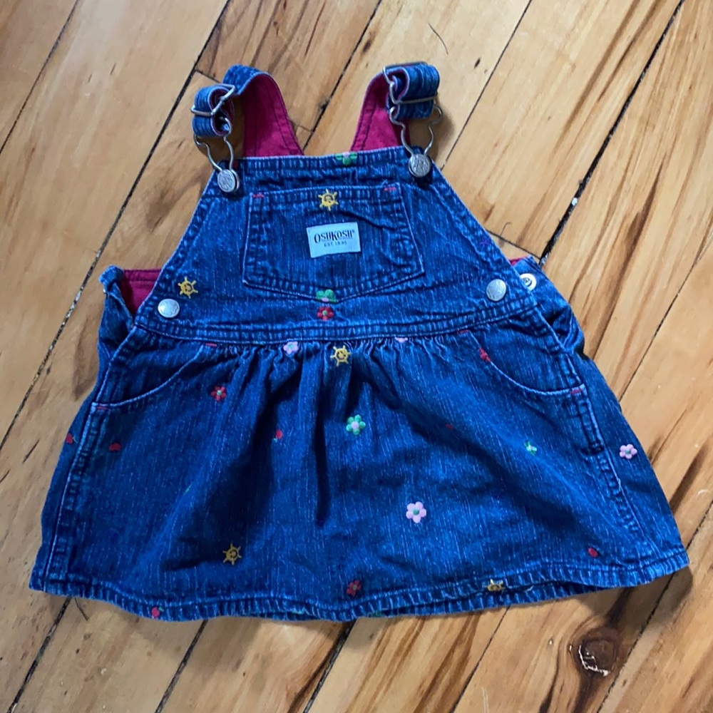 *4/$20* OshKosh B’gosh Embroidered Denim Skirtall